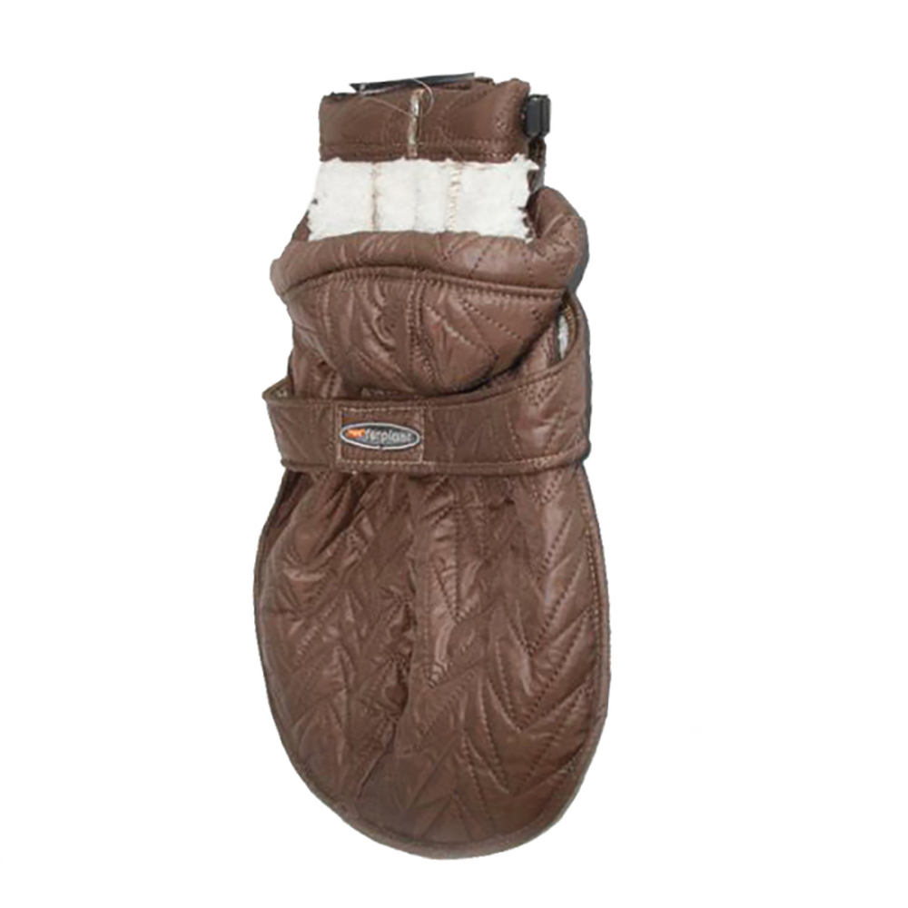 Ферпласт Попона с капюшоном HUSKY BROWN 31 стёганая коричневая