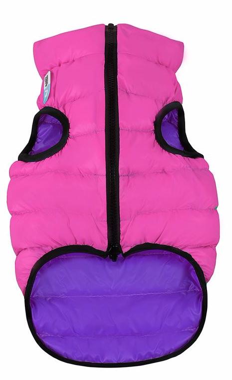 AiryVest Курточка двухсторонняя,XS 25,розово-фиолетовая