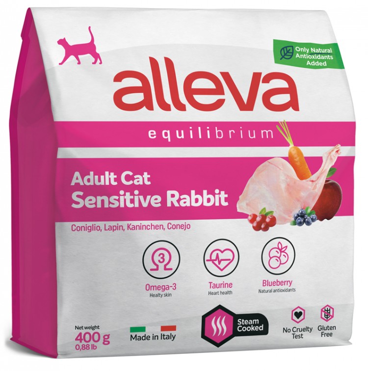 Аллева Cat Equilibrium Sensitive Корм для кошек с кроликом