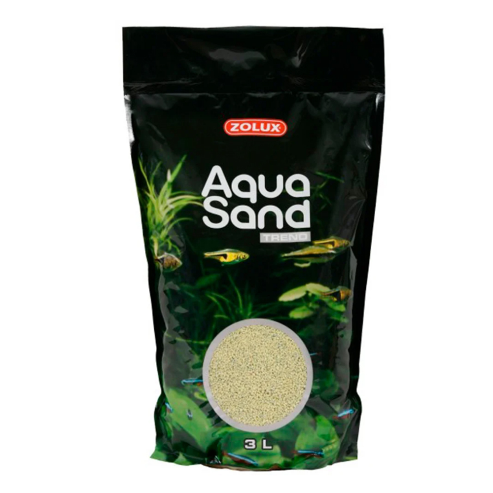 Золюкс Грунт Aquasand жёлтый/анис 3л (4,7кг)