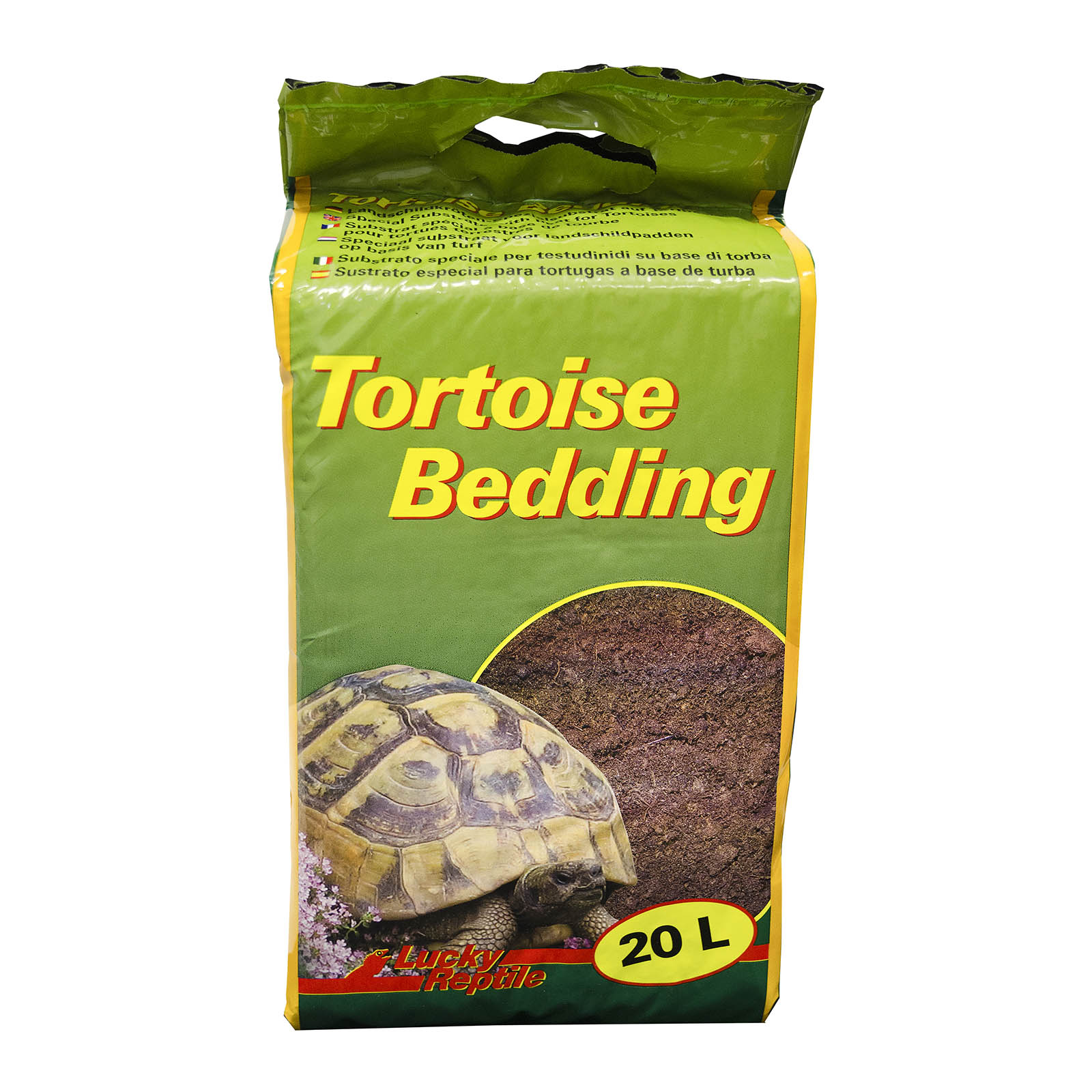 LUCKY REPTILE Субстрат "Tortoise Bedding" для террариумов 20л (чёрный)