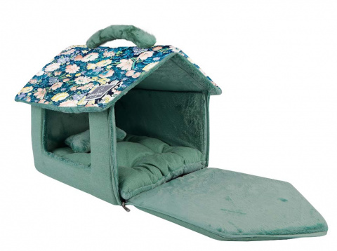PINKAHOLIC Домик Zinnia House с ручкой 43х36х40см (голубой)