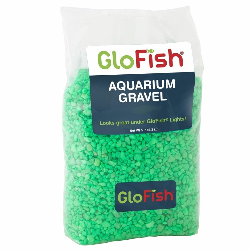 GloFish Грунт флуоресцирующий зелёный 2,268кг