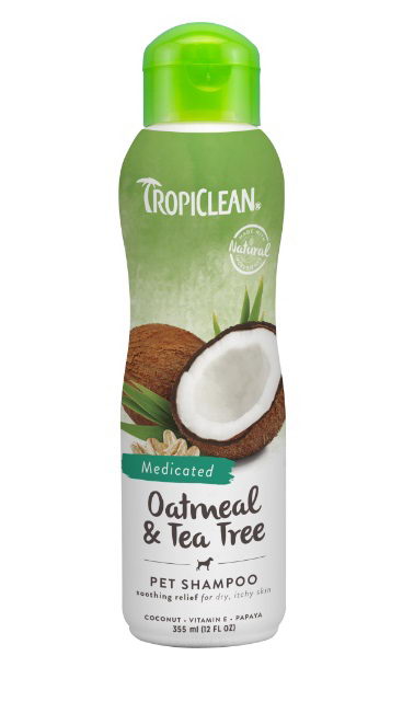 TropiClean Шампунь для животных "Овсяный" лечебный 335мл