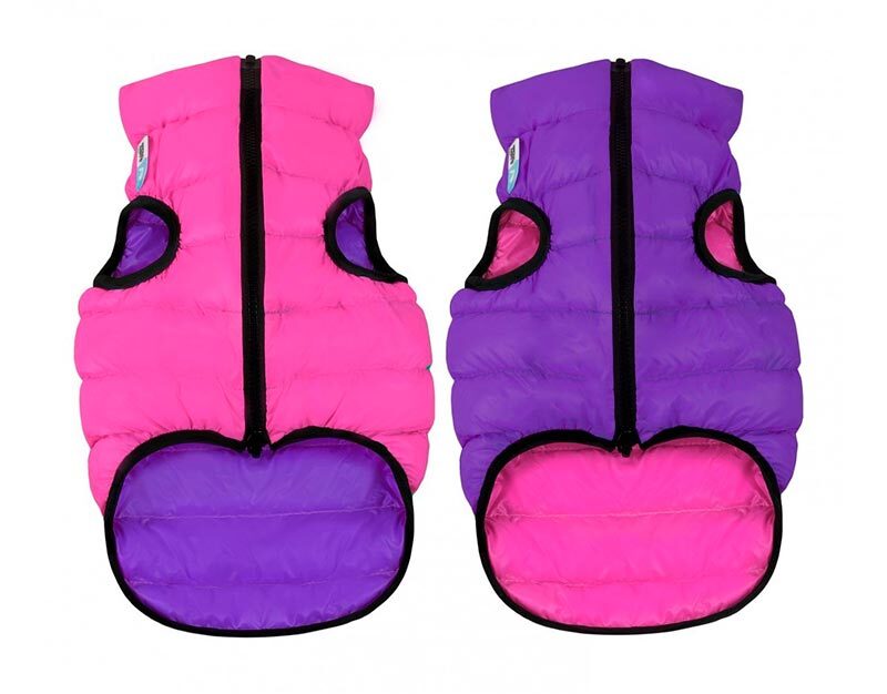 AiryVest Курточка "L 55" двухсторонняя розово-фиолетовая