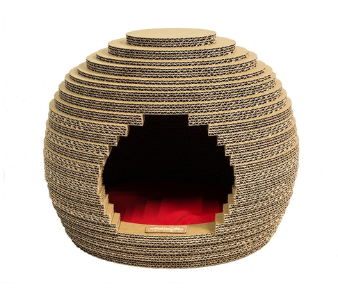 Cat Home Домик "Hive"  (гофрокартон)
