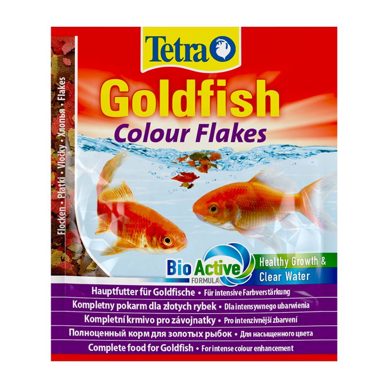 Tetra Goldfish Корм в хлопьях для всех видов золотых рыбок 12г (саше)
