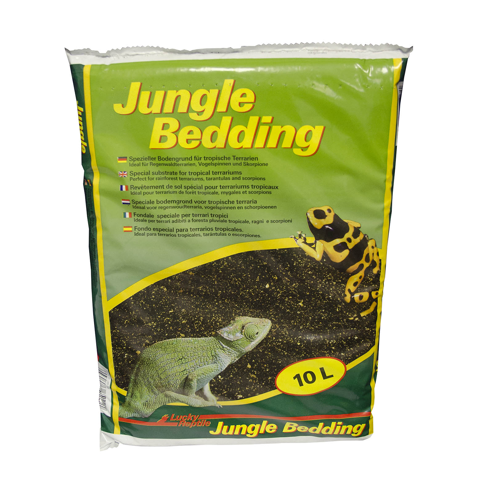 LUCKY REPTILE Субстрат "Jungle Bedding" для террариумов 10л (чёрный)