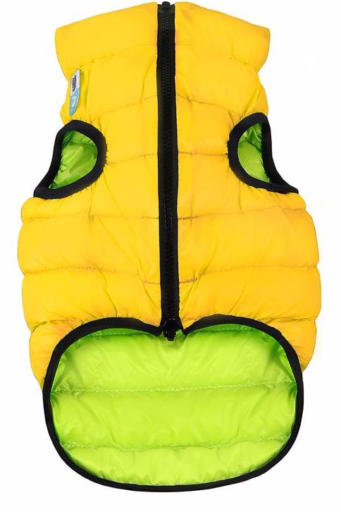 AiryVest Курточка двухсторонняя,M 40,салатово-желтая