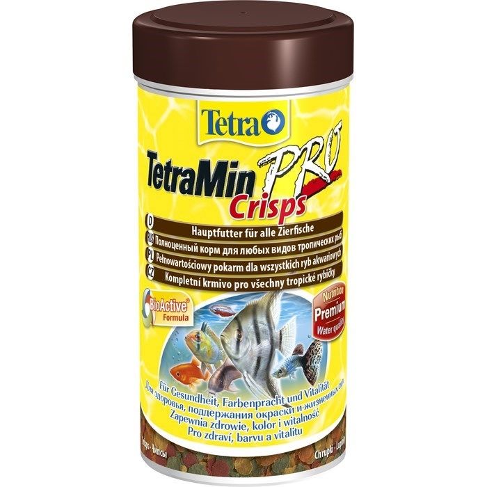 Tetra Min Pro Crisps корм-чипсы для всех видов рыб 250мл