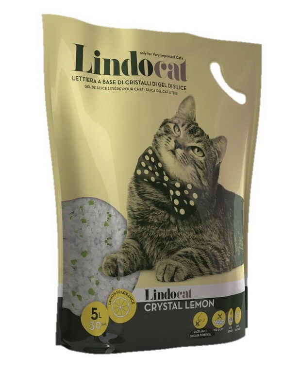 LINDOCAT Наполнитель "Crystal Lemon" силикагель 5л