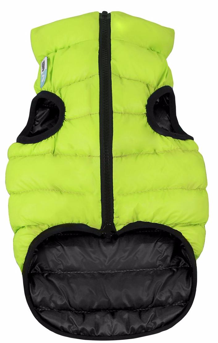 AiryVest Курточка двухсторонняя,L 65,салатово-черная
