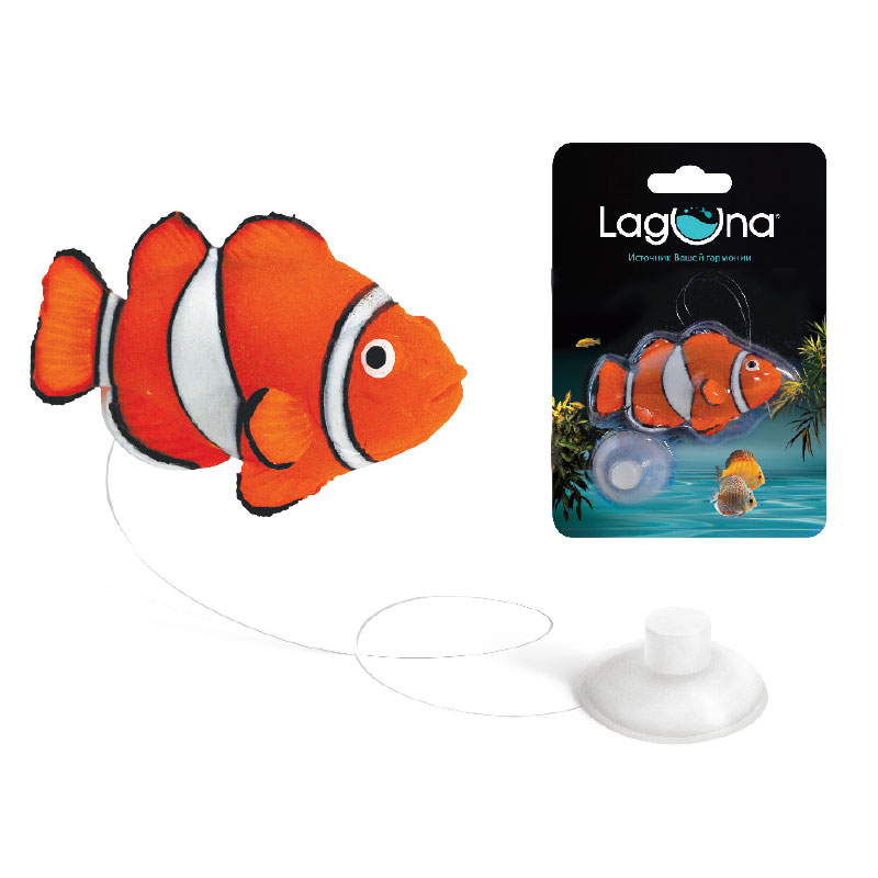 Рыбка LD5001 декоративная Клоун 9,7х14х2,5см Laguna