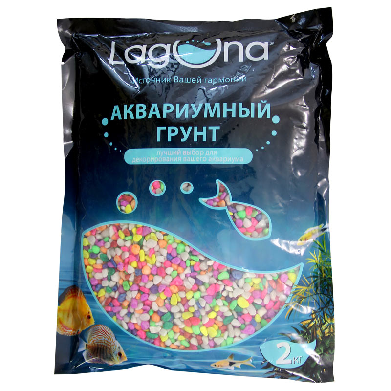 Грунт Карамель (3-5мм) 2кг Laguna