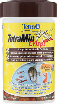 Tetra Min Pro Crisps Корм-чипсы для всех видов рыб 100мл