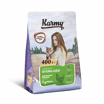 Karmy Cat Sterilised Корм для стерилизованных кошек Курица