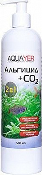 AQUAYER 2в1 Альгицид + CO2 средство против водорослей 500мл