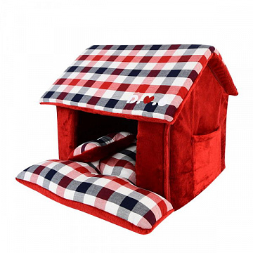 PUPPIA Домик Beaufort House  43х40х36см (красный)