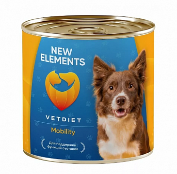 NEW ELEMENTS Mobility для собак ж/б 340г