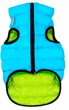 AiryVest Курточка двухсторонняя,M 40,салатово-голубая