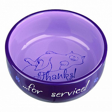 TRIXIE Миска керамическая Thanks for Service 300мл
