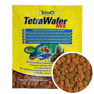 Tetra Wafer Mix Корм-чипсы для всех видов донных рыб 15г (саше)