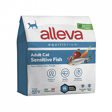 Аллева Cat Equilibrium Sensitive Корм для кошек с рыбой