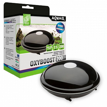 Aquael OXYBOOST 200 Plus компрессор двухканальный 2,5Вт 2х100л/ч (до 200л)