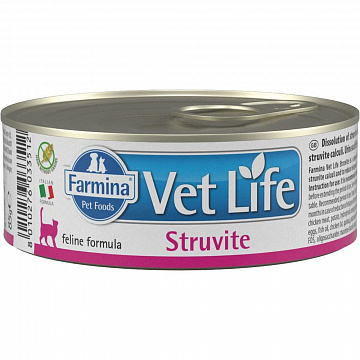 Vet Life Cat Struvite ж/б Паштет для кошек при струвитах 85г