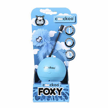 EBI Игрушка интерактивная Foxy 25х13х8см (голубая)