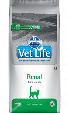 Vet Life Cat Renal Корм для кошек с почечными заболеваниями