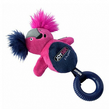 Joyser Puppy Dog Игрушка "Белка с резиновым кольцом S/M" с пищалкой 21см (розовая)
