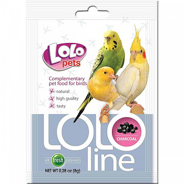 LoLo Pets Lololine Уголь для всех видов птиц 8г (саше)