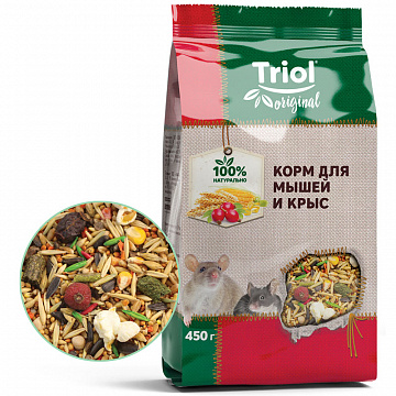 Triol Original Корм для мышей и крыс 450г