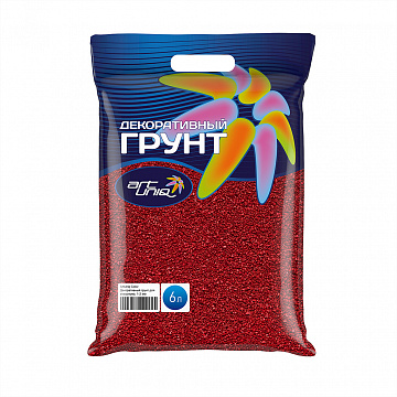 ArtUniq Грунт Красный для аквариума 1-2мм 6л (9кг)